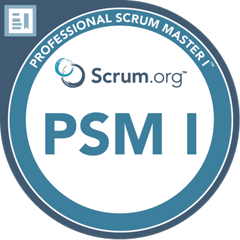 Badge Professional Scrum Master I von Scrum.org