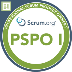 Badge Professional Scrum Product Owner I von Scrum.org